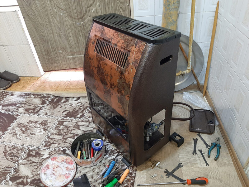 Iran pecinin temiri ve qurasdirilmasi - Temirustasi.az